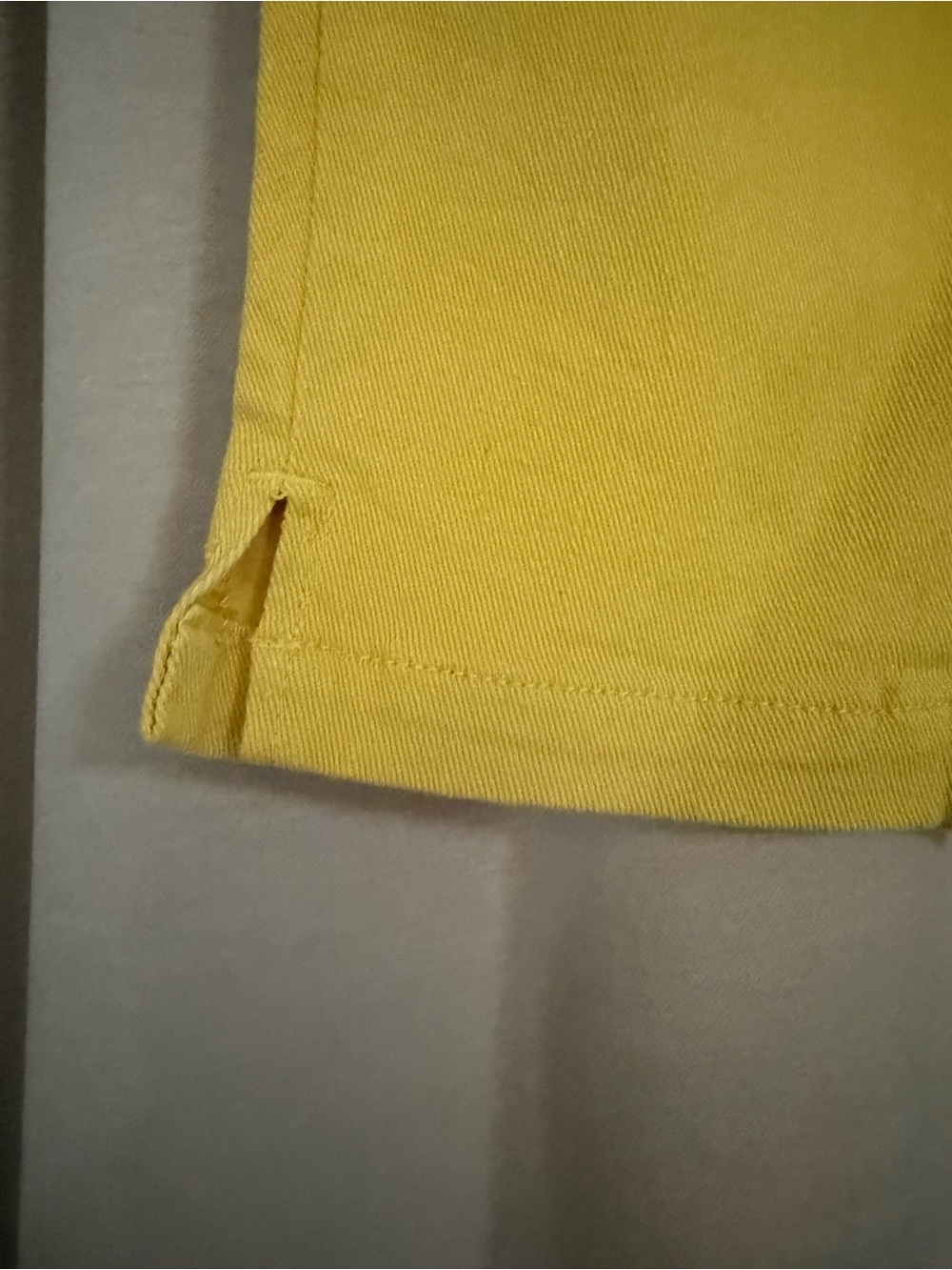 90’s Vintage Pop jeans, Girls Yellow Denim Shorts Size 6X - Picture 2 of 8